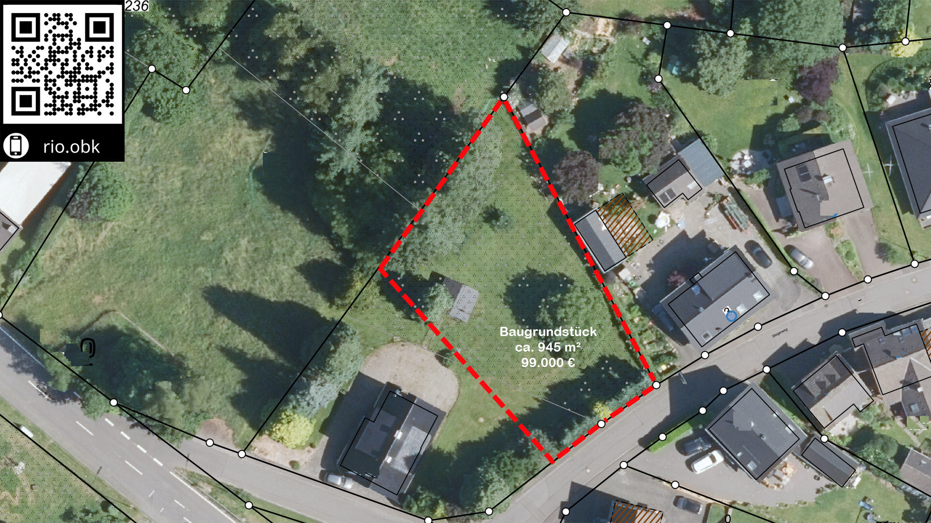 Reichshof-Wildbergerhütte: Auch ohne Keller zu bebauen, Lageplan